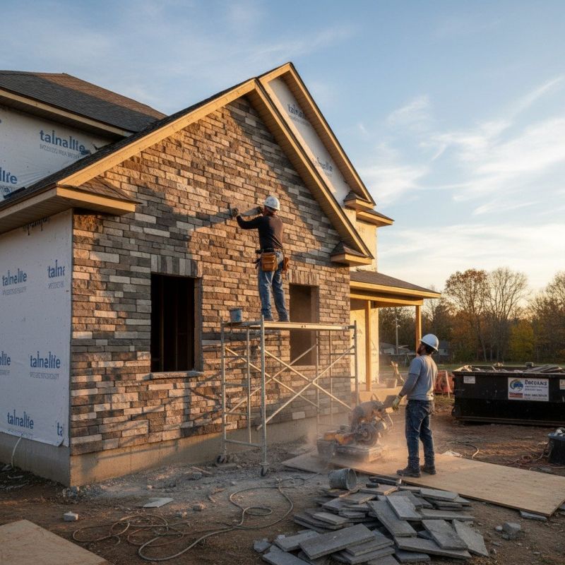 Exterior Stone Installation