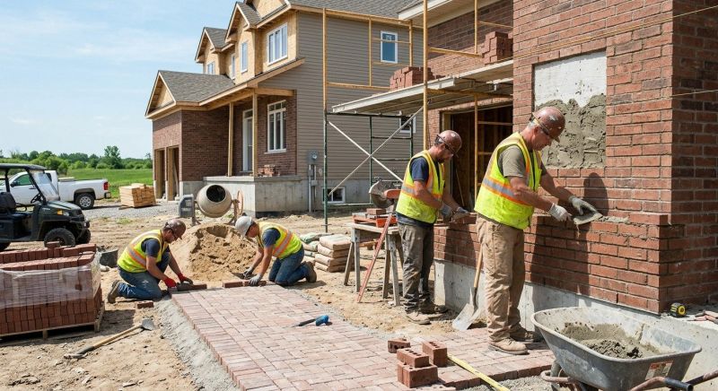Brick Border Installation in Fairfield County, CT