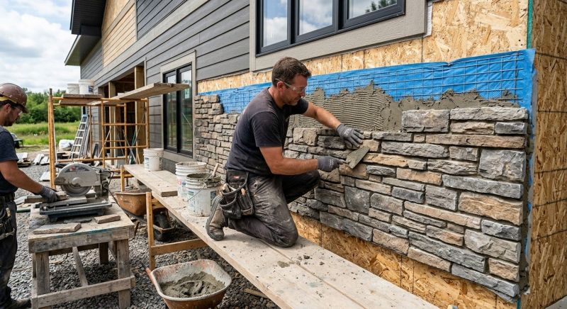 Exterior Stone Installation Service